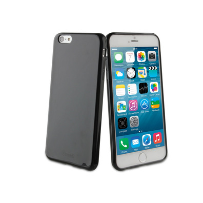 Soft skin-tight case for iPhone 6 Muvit Black/Green