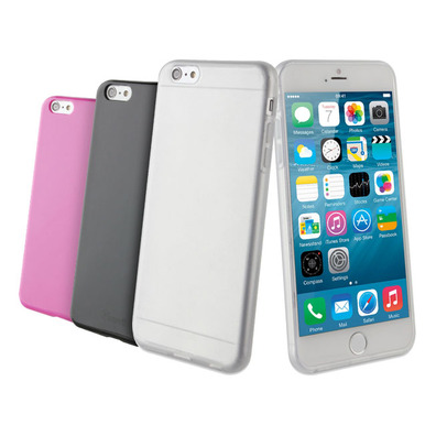 Soft skin-tight case for iPhone 6 Muvit Pink