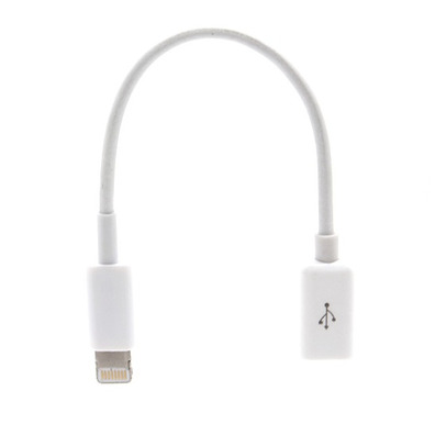 Cable microUSB to Lightning for iPhone 5/iTouch/iPod Nano/iPad