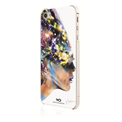Case Nafrotiti White Diamonds for iPhone 5