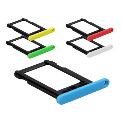 Nano-SIM Tray for iPhone 5C Black/Green