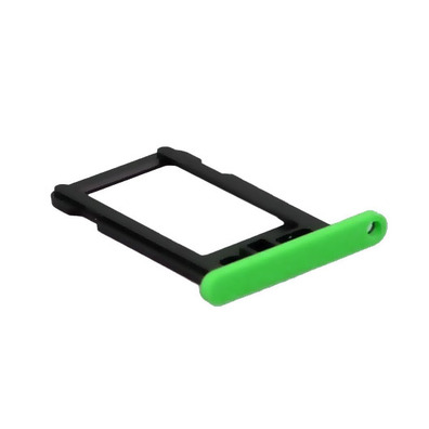 Nano-SIM Tray for iPhone 5C Black/Green