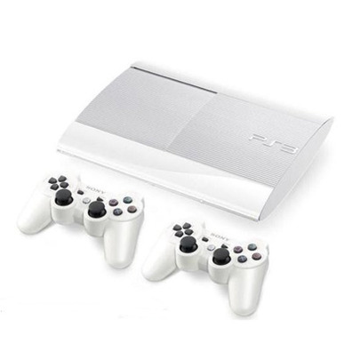 PS3 Slim 500 GB (White) + 2 Dualshock 3