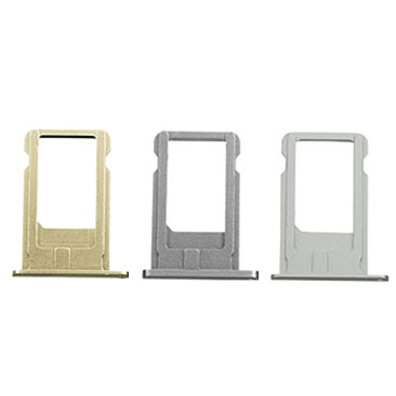 SIM Card Tray and Side Buttons Set for iPhone 6 Plus Silver