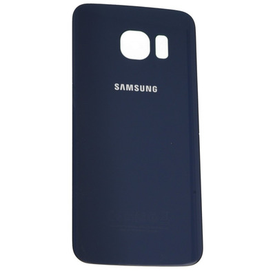 Battery Cover for Samsung Galaxy S6 Edge G925 Blue with Adhesive Sticker