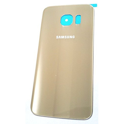 Battery Cover for Samsung Galaxy S6 Edge G925 Gold with Adhesive Sticker