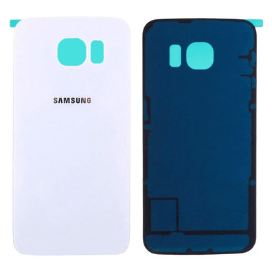 Battery Cover for Samsung Galaxy S6 Edge Plus White with Adhesive Sticker
