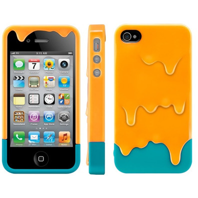 Cover Caramel Melt Orange for iPhone 4/4S