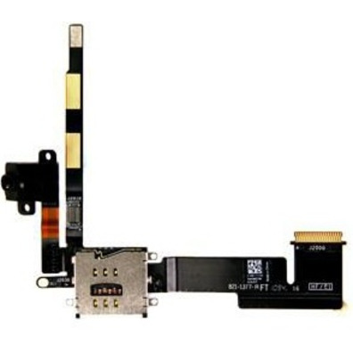 iPad 2 3G SIM Connector with Headphone Jack Flex