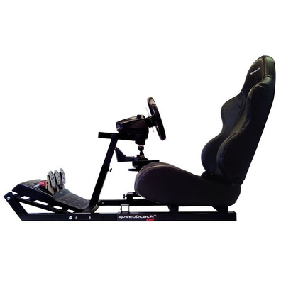 Seat + Support steering wheel and pedals SpeedBlack DS Black