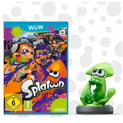 Splatoon + Inkling Squid Amiibo Wii U