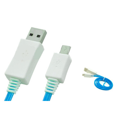 Visible Light Micro USB Data Transfer Charging Cable for Samsung/HTC/Nokia Green