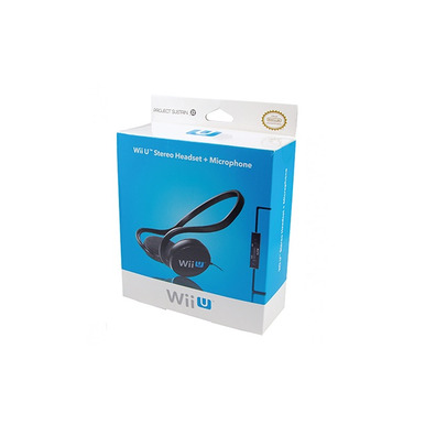 Headset Stereo + Microphone Wii U Project Sustain