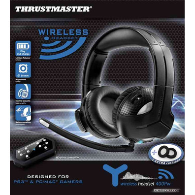 Wireless Headset for PS3 Thrusmaster Y400Pw