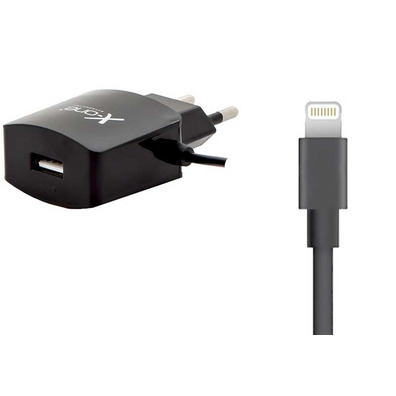 Power Adapter Lightning + USB 2.1 X-One - Black