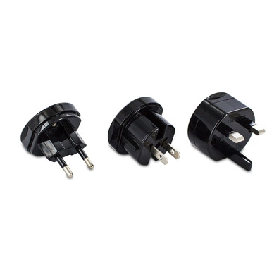 Universal Black Muvit Travel Adapter