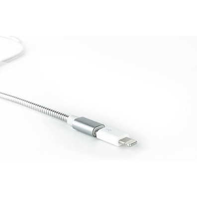 Lightning Adapter to White Nanocable Micro USB