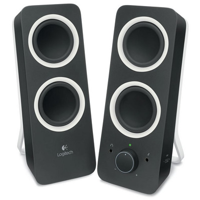 2.0 Logitech Z200 Black Speakers