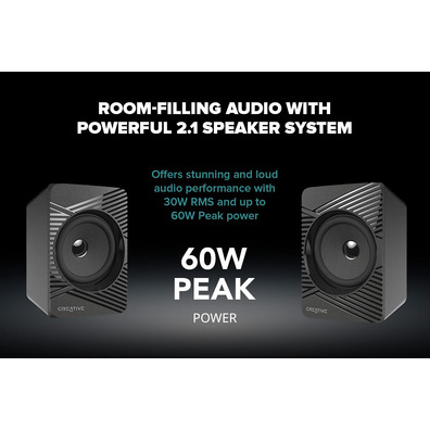 Creative Labs SBS E2500 30W 2.1 Black Speakers