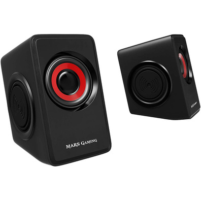 Speakers Mars Gaming MS1 10W 2.0 Red