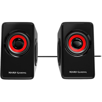 Speakers Mars Gaming MS1 10W 2.0 Red