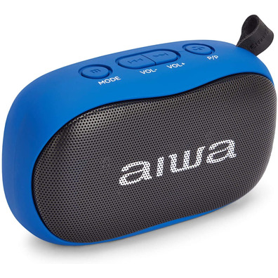 AIWA BS-110BL Blue Bluetooth Speaker