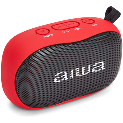 AIWA BS-110RD Red Bluetooth Speaker