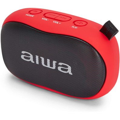 AIWA BS-110RD Red Bluetooth Speaker