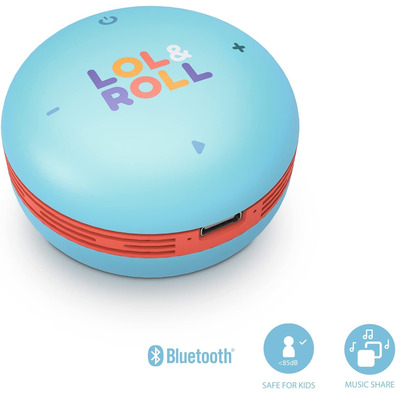 Bluetooth Energy Sistem Lol Speaker &Roll; Pop Kids Blue