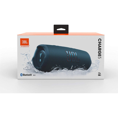 JBL Charge 5 40W Blue Bluetooth Speaker