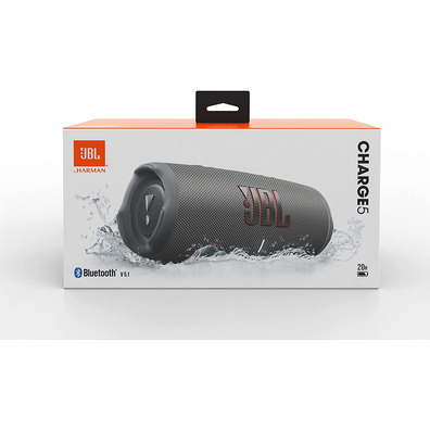 JBL Charge 5 40W Grey Bluetooth Speaker