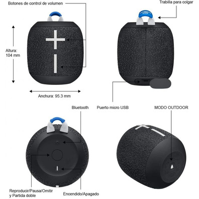 Bluetooth Speaker Logitech Ultimate Ears WonderBoom 2