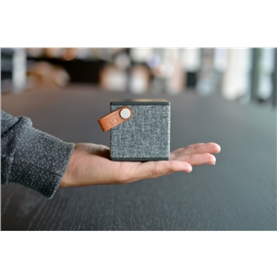 Speaker Bluetooth Rockbox Cube Fabric Edition Concrete Fresh \'n Rebel