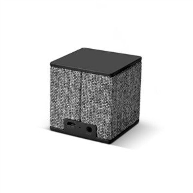 Speaker Bluetooth Rockbox Cube Fabric Edition Concrete Fresh \'n Rebel
