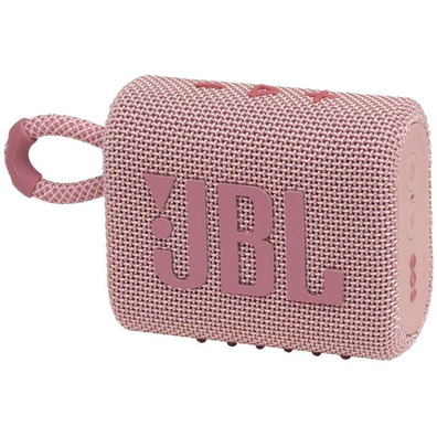 Speaker with Bluetooth JBL GO 3 Pink