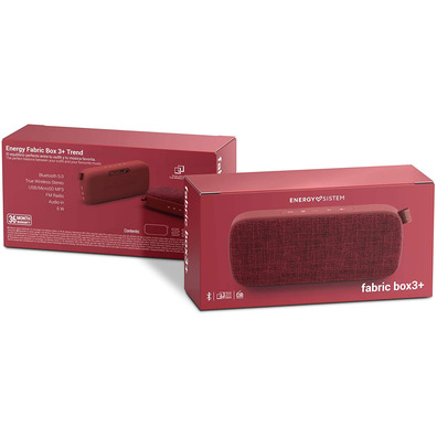 Speaker Energy Sistem Fabric Box 3 + Trend Cherry BT