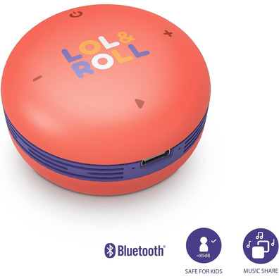 Bluetooth Energy Sistem Lol Speaker &Roll; Pop Kids Orange