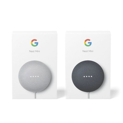 Speaker Google NEST Mini Carbon/Tiza Pack 2 units (independent)