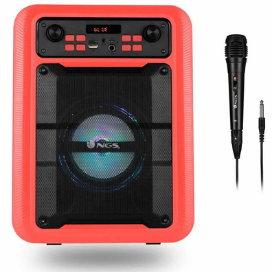 NGS Speaker Roller Lingo Bluetooth Red Speaker