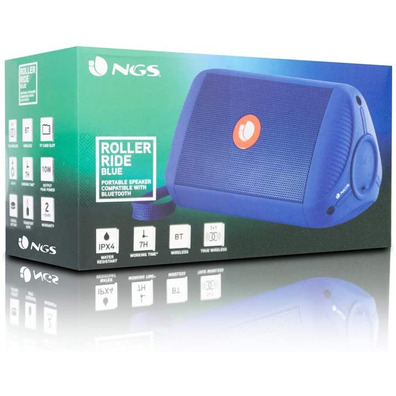 Bluetooth NGS Roller Ride 5W RMS Blue Speaker