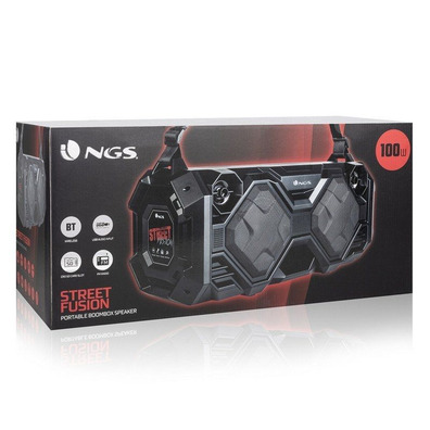 NGS Boombox Street Portable Speaker 100W BT/FM/USB/MicroSD