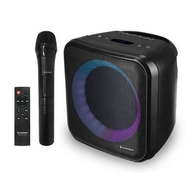 Sunstech Muscleecube Black 20W Portable Speaker Bt5.0/fM/microSD/USB/aux-in