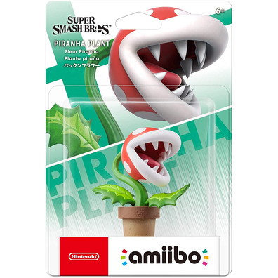 Amiibo Plant Pirana Super Smash Bros