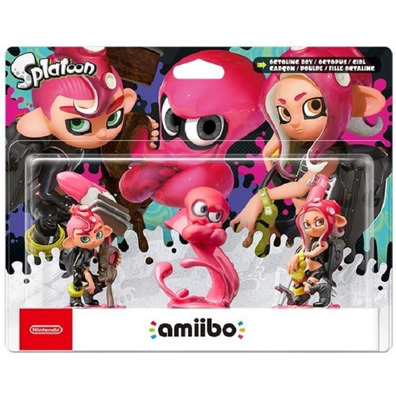 Amiibo Splatoon Octoling Boy, Girl, Octopus