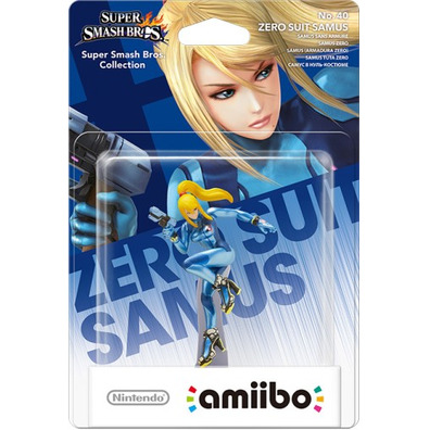 Amiibo Zero Suit Samus Super Smash Bros