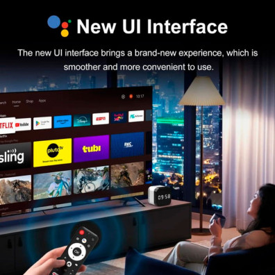 Android TV H96 Max H728 4GB / 32GB (Android 14)