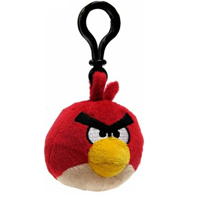 Angry Birds Keychain - Black Red
