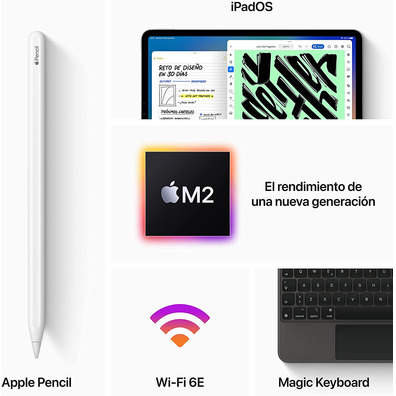 Apple iPad Pro 11 '' 2022 Wifi 512GB Silver MNXJ3TY/A