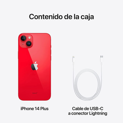 Apple iPhone 14 Plus 128GB 6.7 '' 5G (Product Red) Red MQ513QL/A