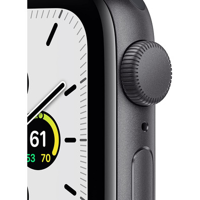 Apple Watch SE 2021 GPS 40 mm Space Grey Aluminium Box/Black Sports Correa Midnight